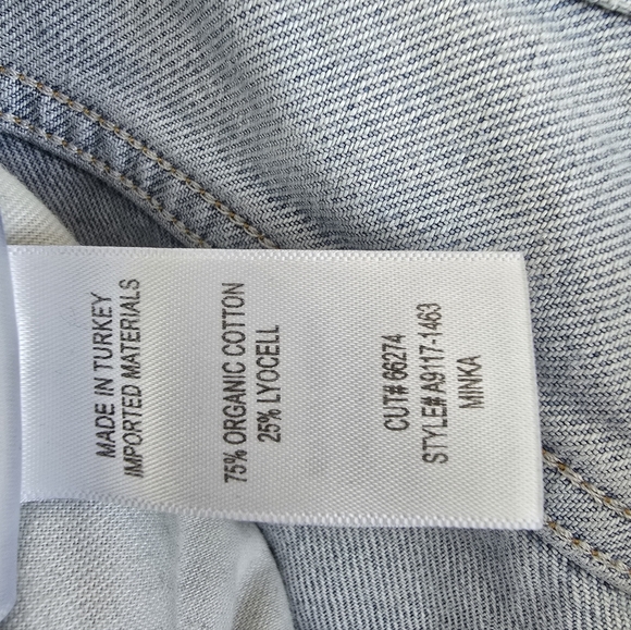 Agolde Minka Light Blue Wide Leg Cargo Jeans Size 27 - Picture 15 of 15